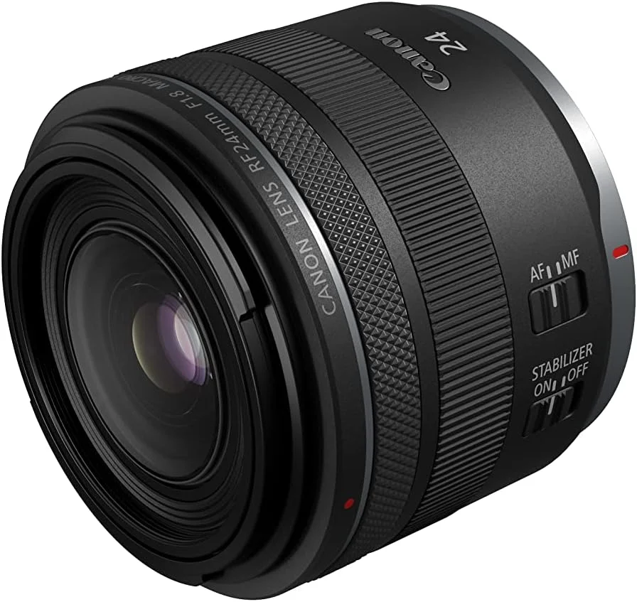 لنز کانن RF24mm F1.8 MACRO IS STM مشکی لنز کانن RF24mm F1.8 MACRO IS STM مشکی
