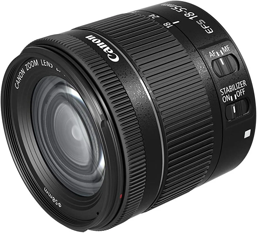 لنز دوربین کانن EF-S 18-55 mm f/4-5.6 IS STM - مشکی