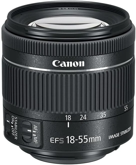 لنز دوربین کانن EF-S 18-55 mm f/4-5.6 IS STM - مشکی