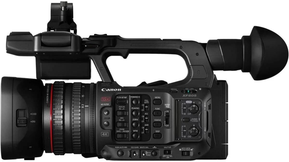 دوربین فیلمبرداری حرفه ای کانن XF605 4K UHD