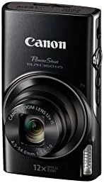 Canon PowerShot ELPH 360 Digital Camera w/ 12x Optical Zoom and Image Stabilization - Wi-Fi & NFC Enabled (Black) Canon PowerShot ELPH 360 Digital Camera w/ 12x Optical Zoom and Image Stabilization - Wi-Fi & NFC Enabled (Black)
