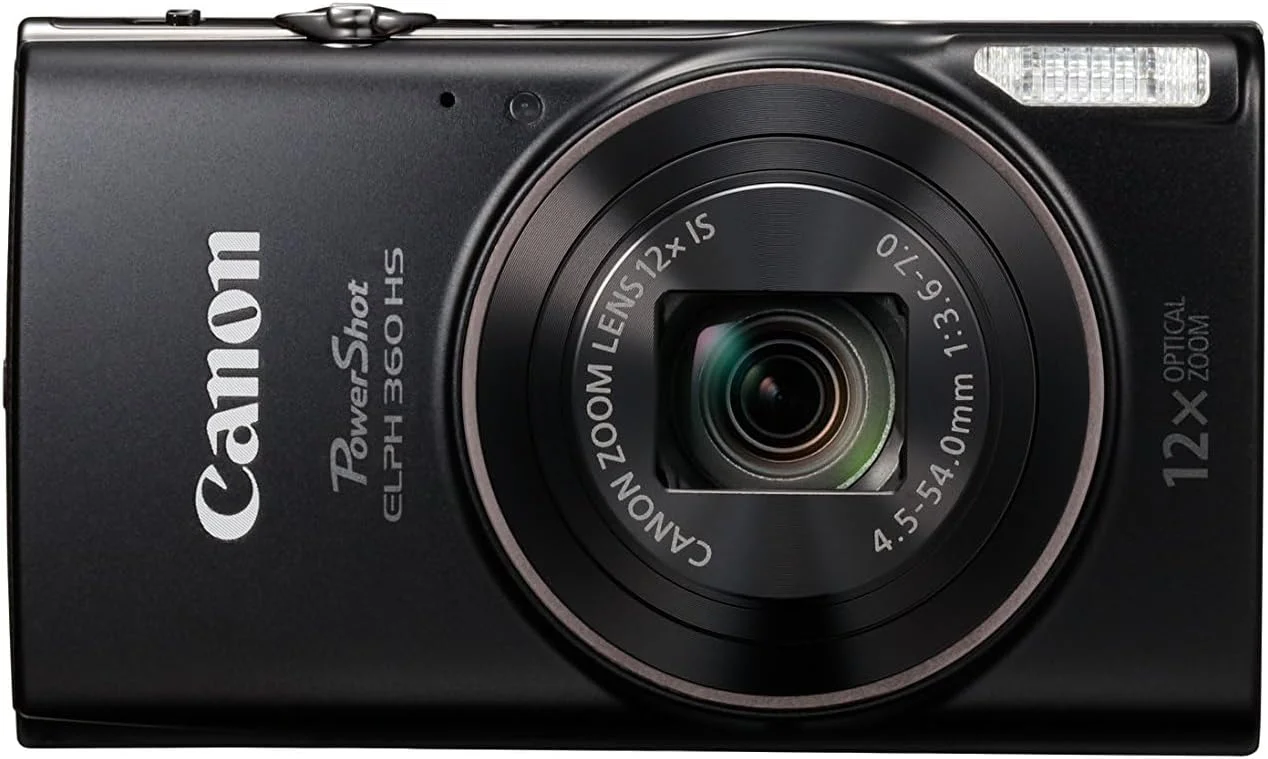 Canon PowerShot ELPH 360 Digital Camera w/ 12x Optical Zoom and Image Stabilization - Wi-Fi & NFC Enabled (Black) Canon PowerShot ELPH 360 Digital Camera w/ 12x Optical Zoom and Image Stabilization - Wi-Fi & NFC Enabled (Black)