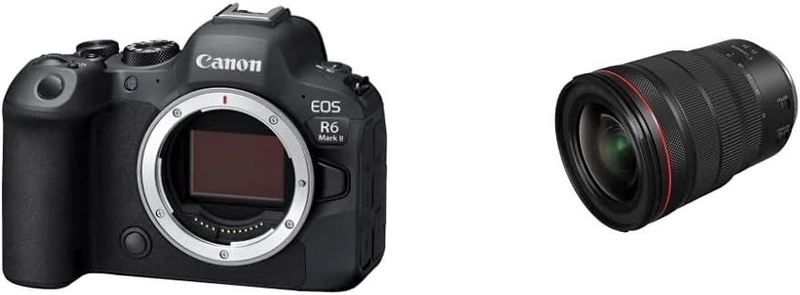 دوربین بدون آینه فول فریم Canon EOS R6 Mark II (فقط بدنه) - عکس و فیلم - 24.2 مگاپیکسل، CMOS، عکاسی پیوسته - پردازش تصویر DIGIC X - نمونه برداری بیش از حد ویدیو 6K - تشخیص پیشرفته سوژه