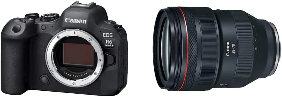 دوربین بدون آینه فول فریم Canon EOS R6 Mark II (فقط بدنه) - عکس و فیلم - 24.2 مگاپیکسل، CMOS، عکاسی پیوسته - پردازش تصویر DIGIC X - نمونه برداری بیش از حد ویدیو 6K و مشکی - 2965C002
