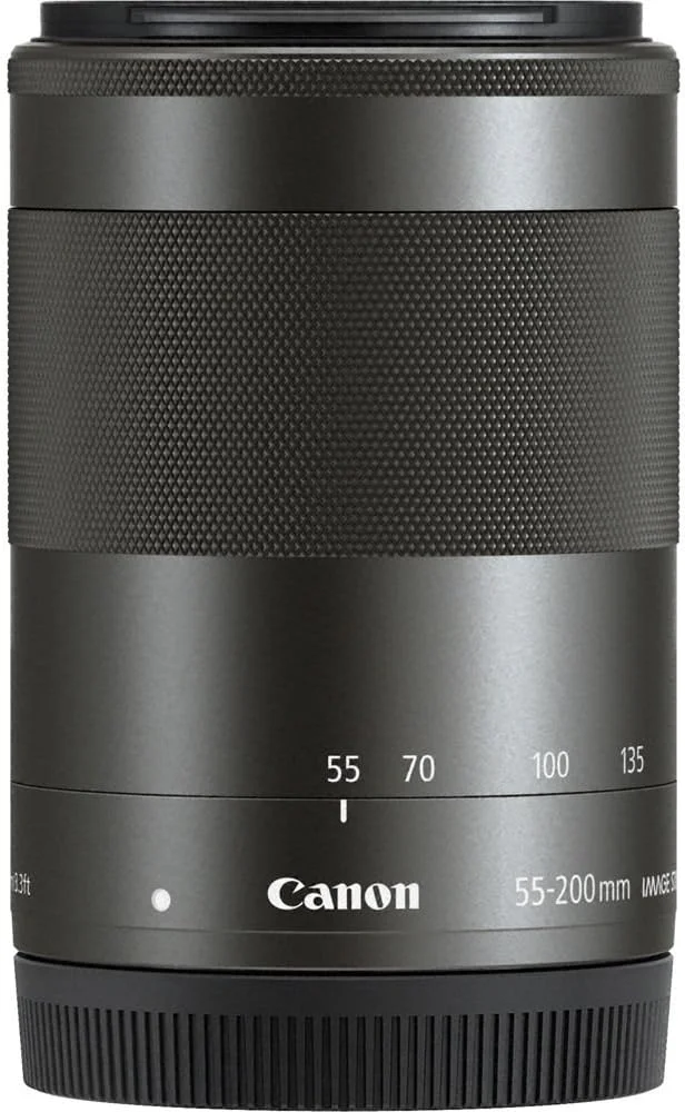 لنز کانن EF-M 55-200mm f/4.5-6.3 IS STM (مشکی) (9517B002) + کیت فیلتر + نگهدارنده درب لنز + کیت تمیز کننده + موارد دیگر (بازسازی شده) لنز کانن EF-M 55-200mm f/4.5-6.3 IS STM (مشکی) (9517B002) + کیت فیلتر + نگهدارنده درب لنز + کیت تمیز کننده + موارد دیگر (بازسازی شده)