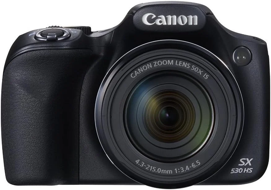 دوربین دیجیتال کانن SX530-CR 16.0 مگاپیکسل PowerShot CMOS با زوم اپتیکال 50 برابر تثبیت شده تصویر (24-1200 میلی متر) و LCD 3 اینچی HD 1080p فیلمبرداری، تجدید شده - مشکی