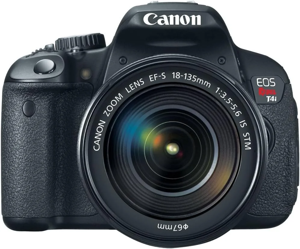 Canon EOS Rebel T4i 18.0 MP CMOS Digital Camera with 18-135mm EF-S is STM Lens