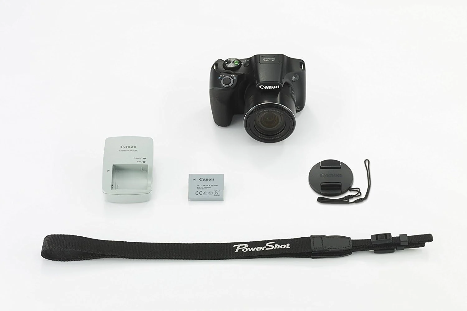 دوربین دیجیتال کانن SX530-CR 16.0 مگاپیکسل PowerShot CMOS با زوم اپتیکال 50 برابر تثبیت شده تصویر (24-1200 میلی متر) و LCD 3 اینچی HD 1080p فیلمبرداری، تجدید شده - مشکی