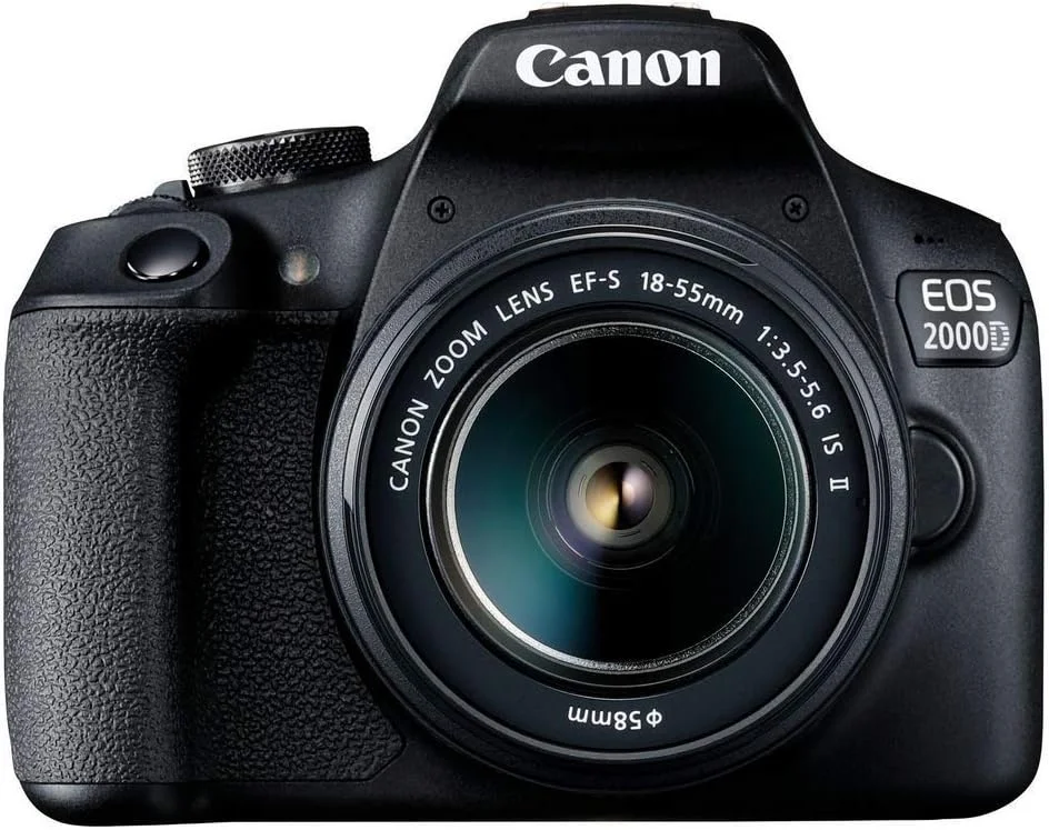 دوربین DSLR کانن EOS 2000D (Rebel T7) به همراه کیت لنز 18-55mm III (بازسازی شده)