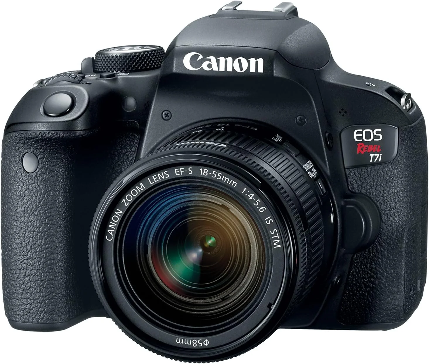 دوربین DSLR کانن EOS Rebel T7i با لنز 18-55 میلی‌متری - مشکی (بازسازی شده)
