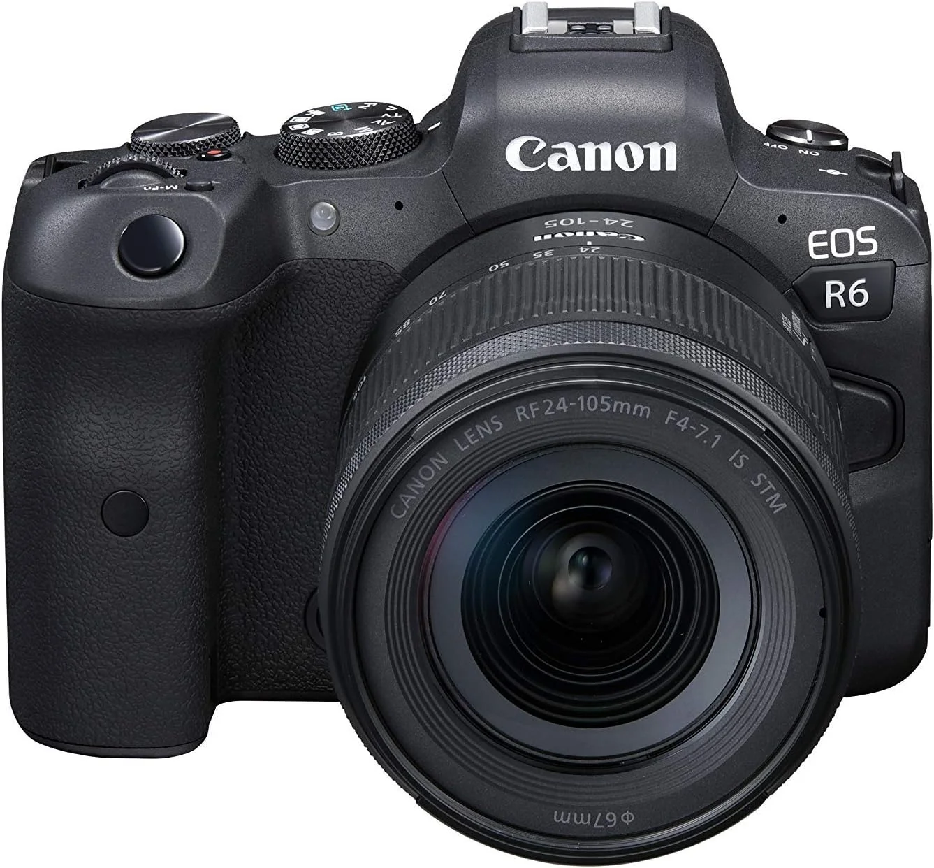 دوربین بدون آینه فول فریم Canon EOS R6 + کیت لنز RF24-105mm F4-7.1 IS STM (بازسازی شده)