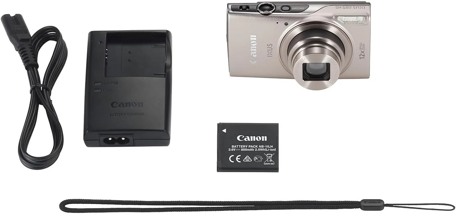 دوربین دیجیتال کانن Ixus 285 HS نقره ای، 1079C001 (مدل بین المللی) (بازسازی شده) دوربین دیجیتال کانن Ixus 285 HS نقره ای، 1079C001 (مدل بین المللی) (بازسازی شده)