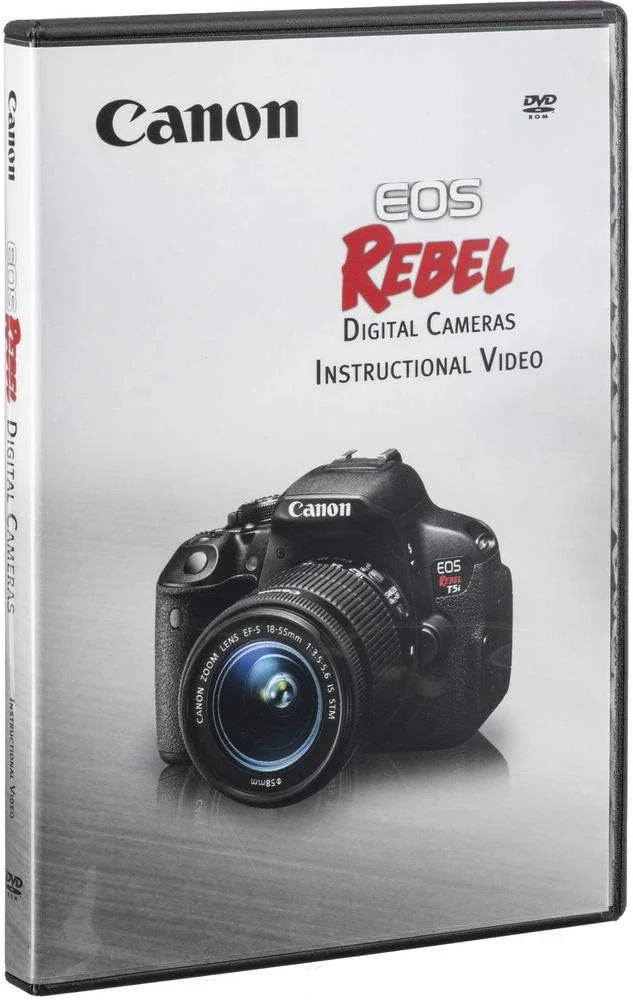 راهنمای آموزشی و فیلم آموزشی دوربین Canon DVD EOS Rebel