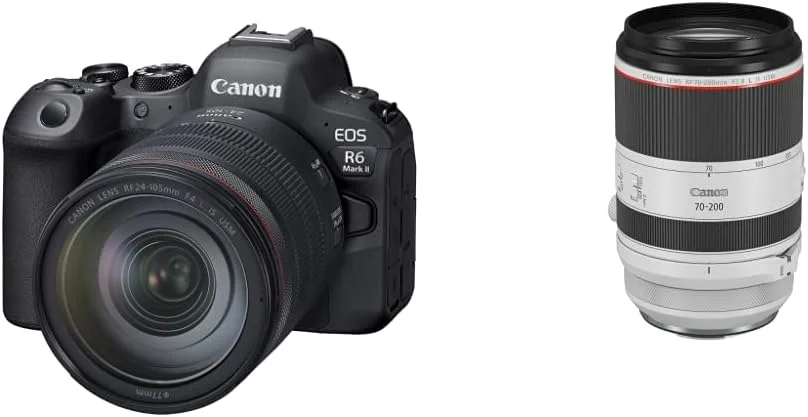 کیت دوربین Canon EOS R6 Mark II با لنز RF24-105mm F4 L IS USM و لنز RF 70-200mm F2.8 L IS USM، لنز زوم تله فوتو، 3792C002