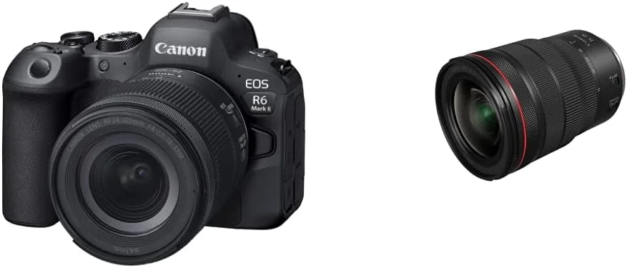 کیت دوربین Canon EOS R6 Mark II با لنز RF24-105mm F4-7.1 IS STM به همراه لنز Rf 15-35mm F2.8 L IS USM
