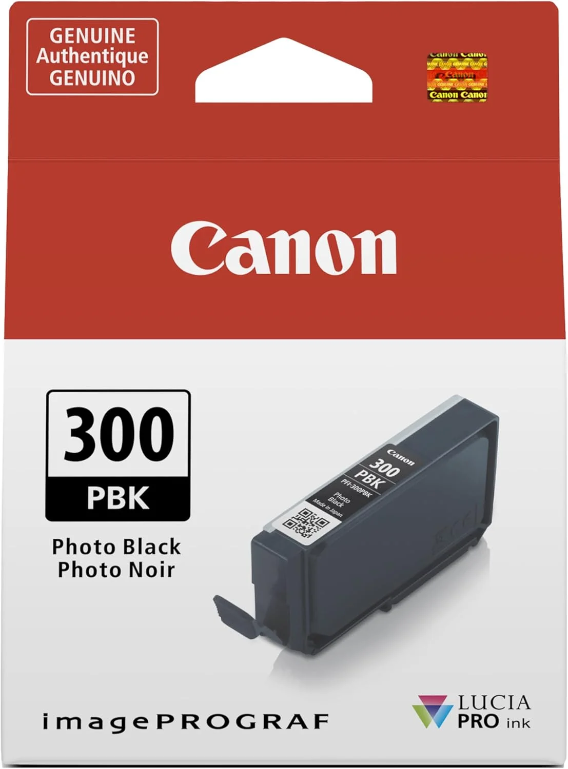 مخزن جوهر مشکی عکس اصلی کانن PFI-300، سازگار با پرینترهای ImagePROGRAF PRO-300