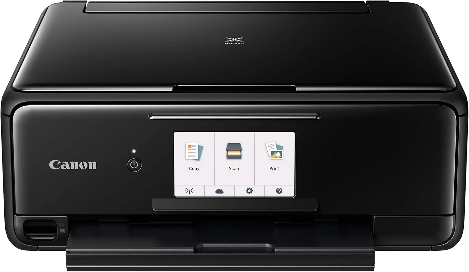 پرینتر چندکاره بی‌سیم کانن مدل TS8120 با اسکنر و کپی: چاپ از موبایل و تبلت، سازگار با Airprint(TM) و Google Cloud Print، مشکی، سازگار با Alexa