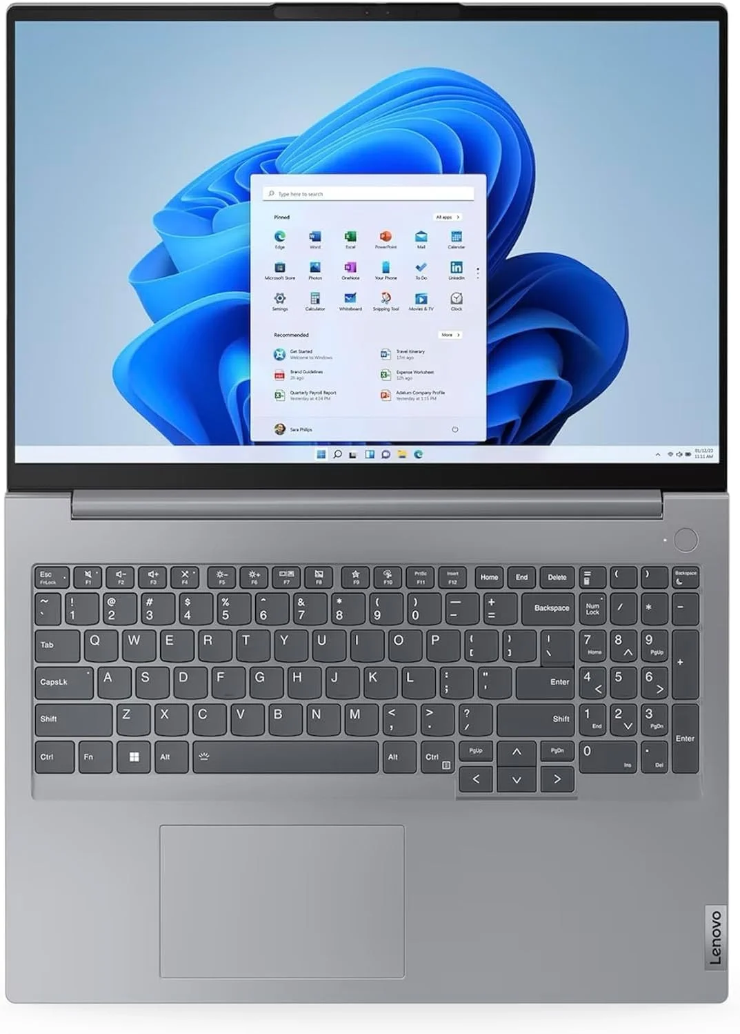 لپ تاپ لنوو ThinkBook 16 G6 | Ryzen 5 7430U | صفحه نمایش 16 اینچی WUXGA IPS | رم 8 گیگابایت | حافظه 512 گیگابایت | گرافیک Radeon | حسگر اثر انگشت | کیبورد با نور پس زمینه | ویندوز 11 پرو | خاکستری قطبی (ارتقا یافته)