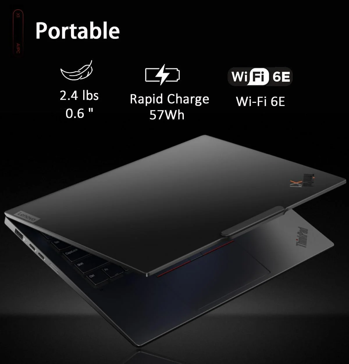 لپ تاپ لنوو ThinkPad X1 Carbon نسل 12 (صفحه نمایش لمسی 14 اینچی FHD+، پردازنده Intel Core Ultra 7 165U vPro، رم 32 گیگابایت / SSD 1 ترابایت)، کامپیوتر هوش مصنوعی، نور پس زمینه، حسگر اثر انگشت، IST Hub، وب کم 1080p، ویندوز 11 پرو با هوش مصنوعی Copilot، مشکی، 21KC000MUS لپ تاپ لنوو ThinkPad X1 Carbon نسل 12 (صفحه نمایش لمسی 14 اینچی FHD+، پردازنده Intel Core Ultra 7 165U vPro، رم 32 گیگابایت / SSD 1 ترابایت)، کامپیوتر هوش مصنوعی، نور پس زمینه، حسگر اثر انگشت، IST Hub، وب کم 1080p، ویندوز 11 پرو با هوش مصنوعی Copilot، مشکی، 21KC000MUS