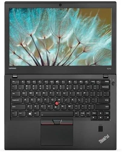 لپ تاپ تجاری لنوو ThinkPad X270 (بازسازی شده) | پردازنده Intel Core i5 نسل هفتم | 8 گیگابایت رم DDR4 | 256 گیگابایت SSD | صفحه نمایش 12.5 اینچی | ویندوز 10 پرو
