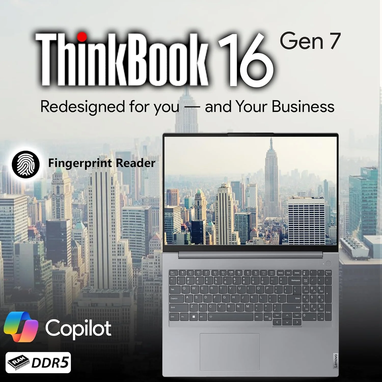 لپ تاپ تجاری لنوو ThinkBook 16 G7، صفحه نمایش 16 اینچی FHD+، پردازنده AMD Ryzen 5 7533HS، رم 16 گیگابایتی DDR5، حافظه 512 گیگابایتی NVMe، وای فای 6 + بلوتوث، RJ-45، HDMI، حسگر اثر انگشت، وب کم HD، ویندوز 11 پرو لپ تاپ تجاری لنوو ThinkBook 16 G7، صفحه نمایش 16 اینچی FHD+، پردازنده AMD Ryzen 5 7533HS، رم 16 گیگابایتی DDR5، حافظه 512 گیگابایتی NVMe، وای فای 6 + بلوتوث، RJ-45، HDMI، حسگر اثر انگشت، وب کم HD، ویندوز 11 پرو