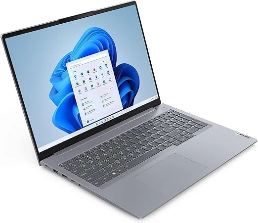 لپ تاپ لنوو ThinkBook 16 G8 با صفحه نمایش 16 اینچی FHD+، پردازنده 16 هسته ای Intel Ultra 7-255H، رم 32 گیگابایتی DDR5، حافظه SSD یک ترابایتی PCIe، وای فای 6، بلوتوث 5.2، کیبورد با نور پس زمینه، حسگر اثر انگشت، و ویندوز 11 پرو (ارتقا یافته)، مدل امارات