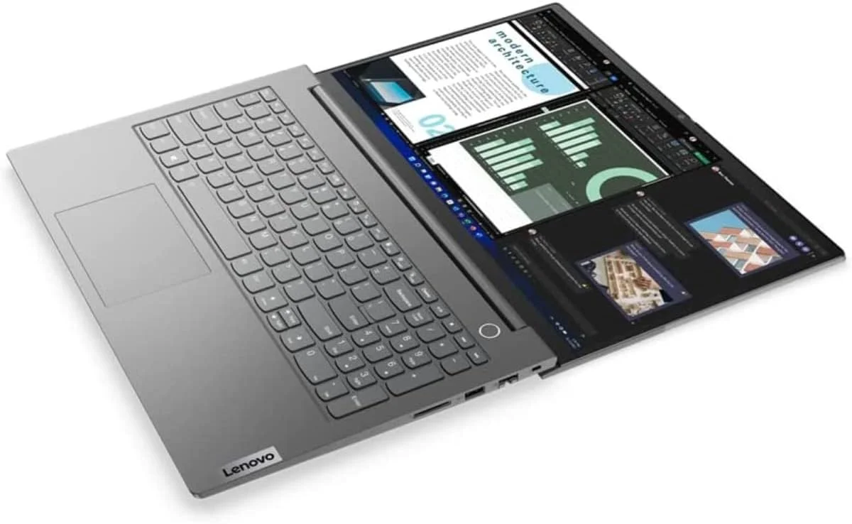 لپ تاپ تجاری Lenovo ThinkBook 14 G2 مدل 2022 با صفحه نمایش 14 اینچی FHD ضد تابش نور، پردازنده Core i5-1135G7 تا 4.2 گیگاهرتز، 16 گیگابایت رم، 512 گیگابایت SSD، گرافیک Intel Iris Xe، ویندوز 11 پرو خاکستری (ارتقا یافته) لپ تاپ تجاری Lenovo ThinkBook 14 G2 مدل 2022 با صفحه نمایش 14 اینچی FHD ضد تابش نور، پردازنده Core i5-1135G7 تا 4.2 گیگاهرتز، 16 گیگابایت رم، 512 گیگابایت SSD، گرافیک Intel Iris Xe، ویندوز 11 پرو خاکستری (ارتقا یافته)