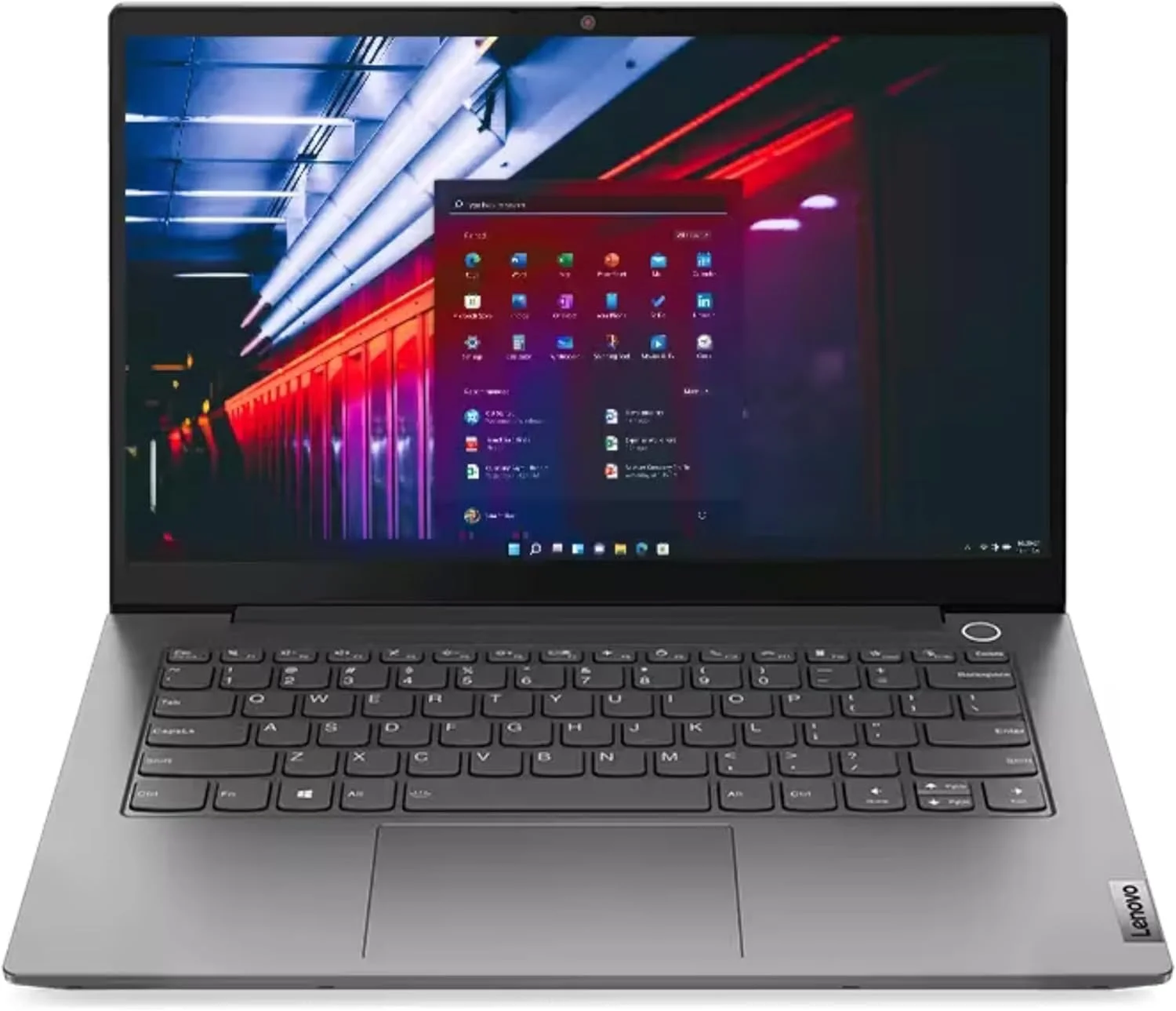 لپ تاپ Lenovo Thinkbook 14 G4، پردازنده Intel Core i5-1235u | رم 16 گیگابایتی DDR4 | اس اس دی 512 NVMe M.2 | صفحه نمایش 14 اینچی FHD IPS | حسگر اثر انگشت | Thunderbolt 4 | ویندوز 11 خاکستری معدنی (512 گیگابایت)