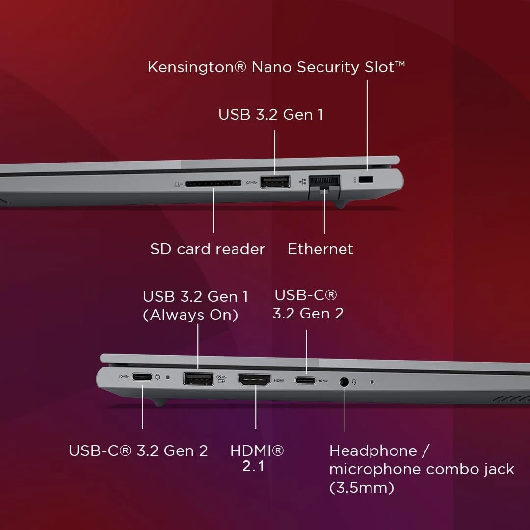 لپ تاپ لنوو ThinkBook 16 G6 | Ryzen 5 7430U | نمایشگر 16 اینچی WUXGA IPS | رم 16 گیگابایتی | حافظه SSD 1 ترابایتی | گرافیک Radeon | حسگر اثر انگشت | کیبورد با نور پس زمینه | ویندوز 11 پرو | خاکستری قطبی (ارتقا یافته) لپ تاپ لنوو ThinkBook 16 G6 | Ryzen 5 7430U | نمایشگر 16 اینچی WUXGA IPS | رم 16 گیگابایتی | حافظه SSD 1 ترابایتی | گرافیک Radeon | حسگر اثر انگشت | کیبورد با نور پس زمینه | ویندوز 11 پرو | خاکستری قطبی (ارتقا یافته)