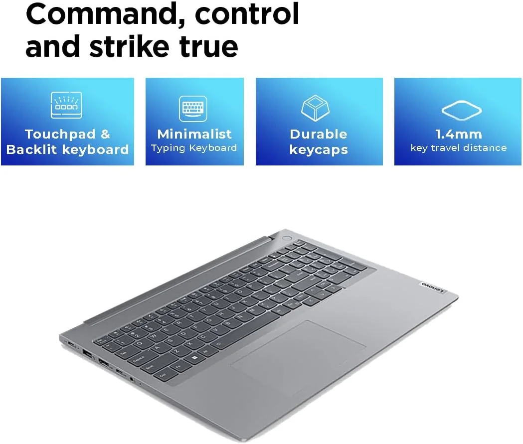 لپ تاپ لنوو ThinkBook 16 G6 | Ryzen 5 7430U | نمایشگر 16 اینچی WUXGA IPS | رم 16 گیگابایتی | حافظه SSD 1 ترابایتی | گرافیک Radeon | حسگر اثر انگشت | کیبورد با نور پس زمینه | ویندوز 11 پرو | خاکستری قطبی (ارتقا یافته) لپ تاپ لنوو ThinkBook 16 G6 | Ryzen 5 7430U | نمایشگر 16 اینچی WUXGA IPS | رم 16 گیگابایتی | حافظه SSD 1 ترابایتی | گرافیک Radeon | حسگر اثر انگشت | کیبورد با نور پس زمینه | ویندوز 11 پرو | خاکستری قطبی (ارتقا یافته)