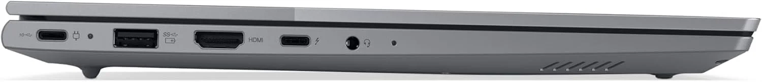لپ تاپ لنوو ThinkBook 14 G6 IRL، صفحه نمایش 14 اینچی WUXGA IPS، پردازنده Intel Core i7-13700H، رم 8 گیگابایتی DDR5، حافظه SSD 512 گیگابایتی، گرافیک Intel Iris Xe، کیبورد با نور پس زمینه انگلیسی، خاکستری قطبی