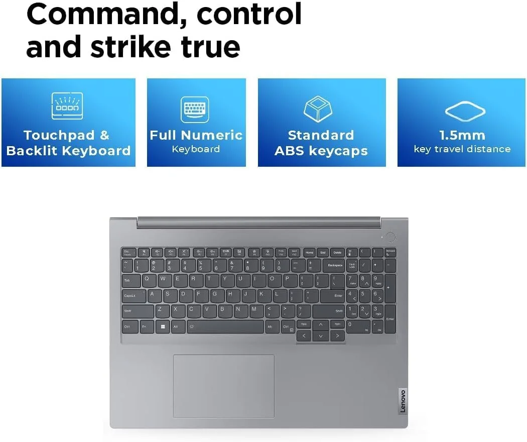 لنوو ThinkBook 16 G6 IRL | صفحه نمایش 16 اینچی WUXGA IPS 120Hz | پردازنده Intel Core i7-13700H کارت گرافیک Intel Iris Xe | کیبورد با نور پس زمینه | Wi-Fi 6 | ویندوز 11 پرو (ارتقا یافته) خاکستری قطبی (21KH005LEV 16GB 1TB)