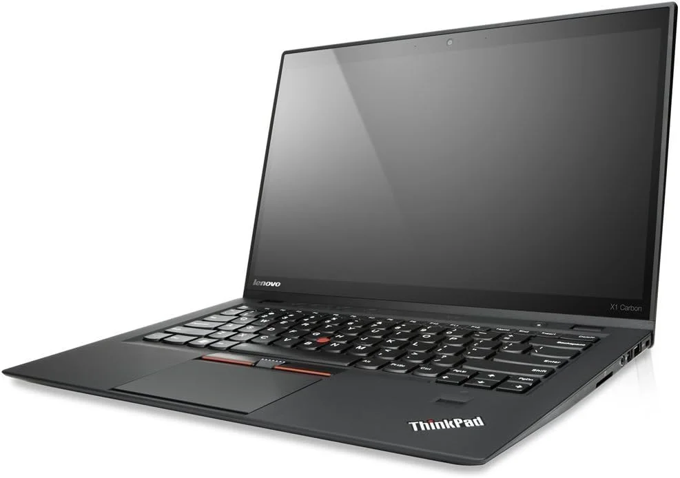 لپ تاپ اولترابوک Lenovo X1 Carbon (نسل دوم) - پردازنده Intel i5-4300U Core i5 1.9GHz (تا 2.9GHz) - حافظه SSD 128GB - رم 8GB - صفحه نمایش 14 اینچ (2560x1440) - ویندوز 10 پرو 64 بیتی نصب شده (بازسازی شده)