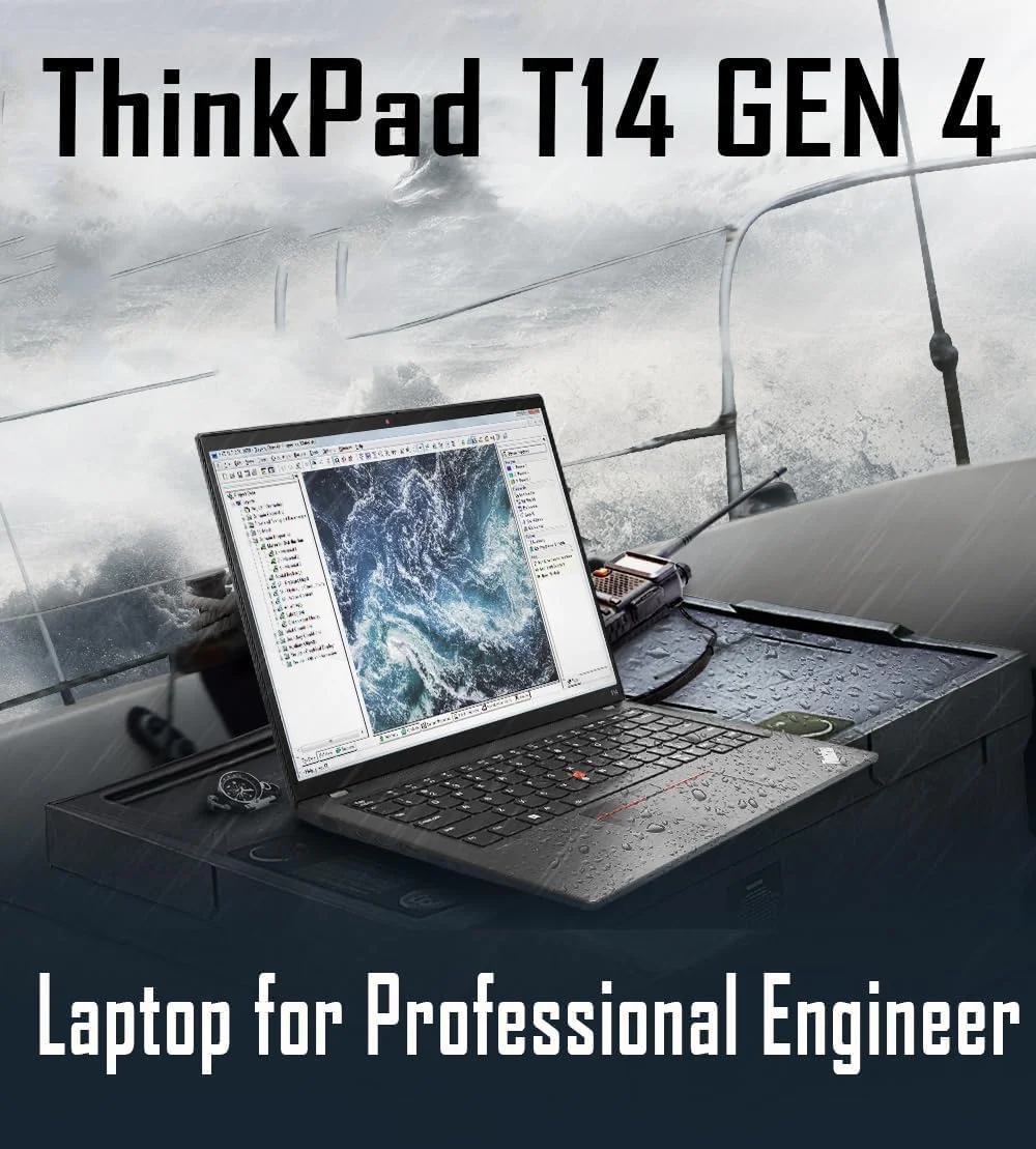لپ تاپ تجاری لنوو ThinkPad T14 Gen 2 با صفحه نمایش 14 اینچی FHD (پردازنده Intel 4-Core i5-1135G7، رم 16 گیگابایتی، SSD 512 گیگابایتی، گرافیک UHD)، نور پس زمینه، اثر انگشت، 2 پورت Thunderbolt 4، وب کم، ویندوز 11 پرو، مشکی (بازسازی شده)