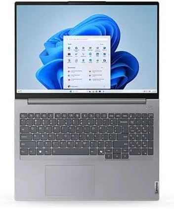 لپ تاپ لنوو ThinkBook 16 G7 IML Intel Core Ultra 5 125U، صفحه نمایش 40.6 سانتی متر (16 اینچ) WUXGA، رم 8 گیگابایت DDR5-SDRAM، حافظه SSD 256 گیگابایت