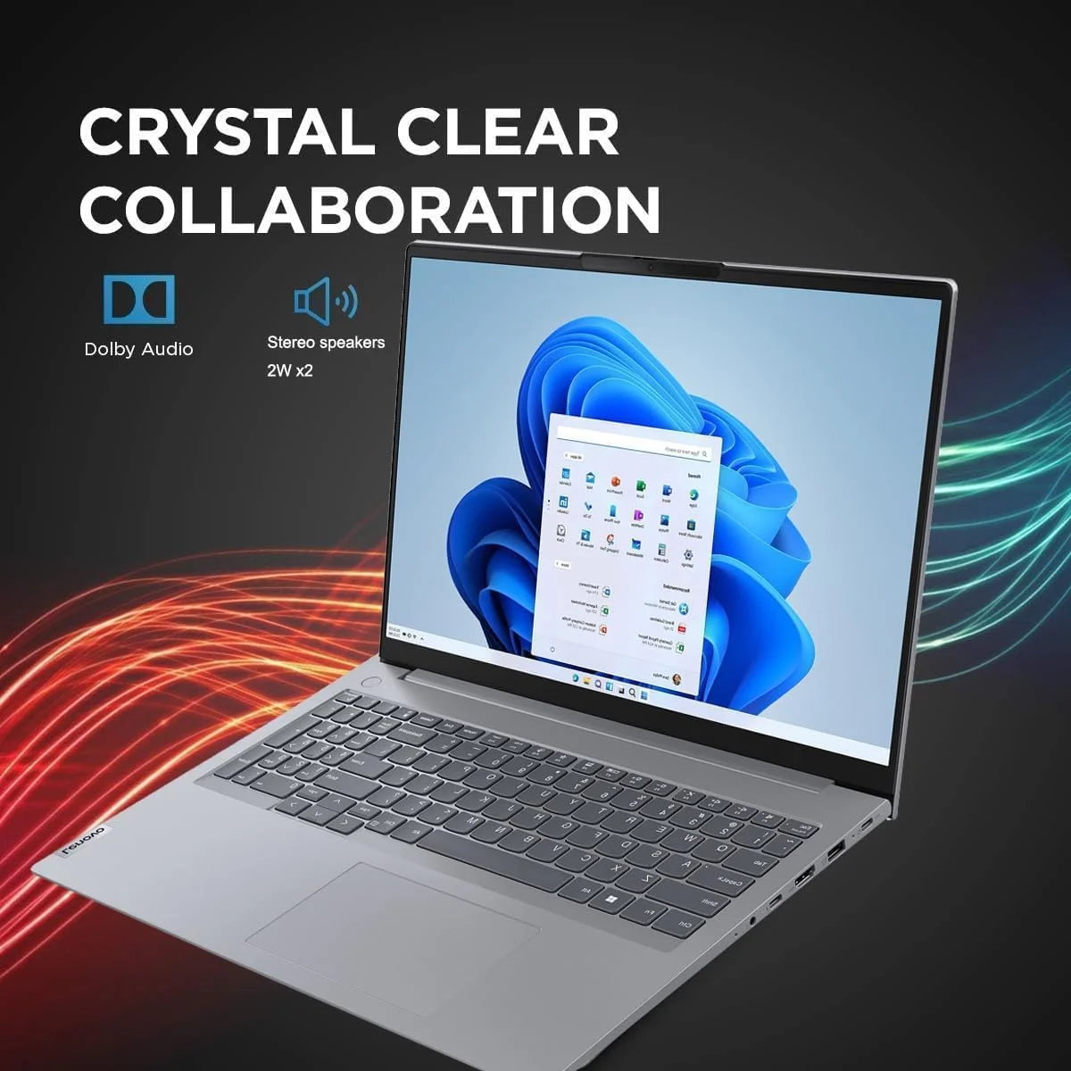 لپ تاپ تجاری لنوو ThinkBook 16 Gen 6 (صفحه نمایش لمسی 16 اینچی FHD+، پردازنده Intel 8-Core i5-13420H، رم 16 گیگابایتی DDR5، حافظه SSD 512 گیگابایتی) عمر باتری طولانی 10 ساعته، Thunderbolt 4، اترنت، Wi-Fi 6، وب کم، ویندوز 11 پرو، خاکستری