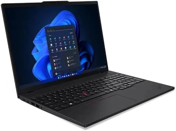 لپ تاپ تجاری لنوو ThinkPad T16 Gen 3 (صفحه نمایش لمسی 16 اینچی FHD+، پردازنده 12 هسته ای Intel Ultra 7 155U (>i7-1355U)، رم 32 گیگابایتی DDR5، حافظه SSD 1 ترابایتی) 2 x Thunderbolt 4، حسگر اثر انگشت، نور پس زمینه، وب کم 5 مگاپیکسلی، ویندوز 11 پرو، رایانه هوش مصنوعی 2025، مشکی