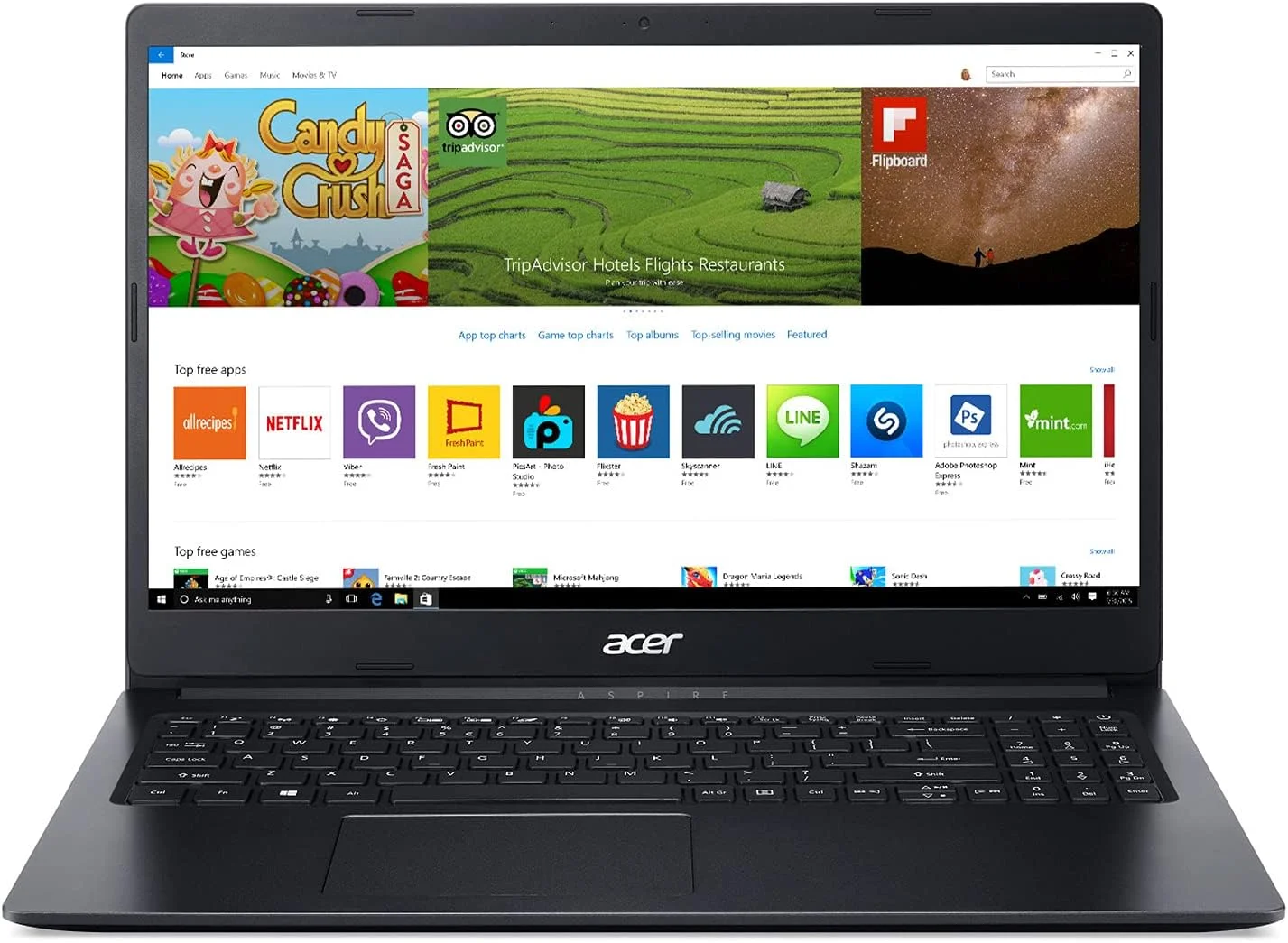 لپ تاپ Acer Aspire 1 A115-31-C2Y3، نمایشگر 15.6 اینچی Full HD، پردازنده Intel Celeron N4020، رم 4 گیگابایتی DDR4، حافظه 64 گیگابایتی eMMC، وای فای 802.11ac Wi-Fi 5، عمر باتری تا 10 ساعت، Microsoft 365 Personal، ویندوز 10 در حالت S، مشکی