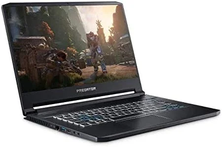 لپ تاپ گیمینگ Acer Predator Triton 500 با صفحه نمایش 15.6 اینچی FHD 144Hz، پردازنده Core i7-9750H، کیبورد با نور پس زمینه RGB، وب کم HD SHDR، Thunderbolt 3، HDMI، کارت گرافیک NVIDIA GeForce RTX 2060، ویندوز 10، مشکی (32 گیگابایت رم | 1 ترابایت PCIe SSD)