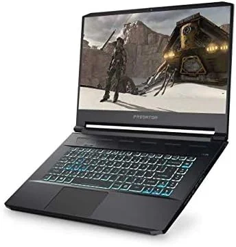 لپ تاپ گیمینگ Acer Predator Triton 500 با صفحه نمایش 15.6 اینچی FHD 144Hz، پردازنده Core i7-9750H، کیبورد با نور پس زمینه RGB، وب کم HD SHDR، Thunderbolt 3، HDMI، کارت گرافیک NVIDIA GeForce RTX 2060، ویندوز 10، مشکی (32 گیگابایت رم | 1 ترابایت PCIe SSD)