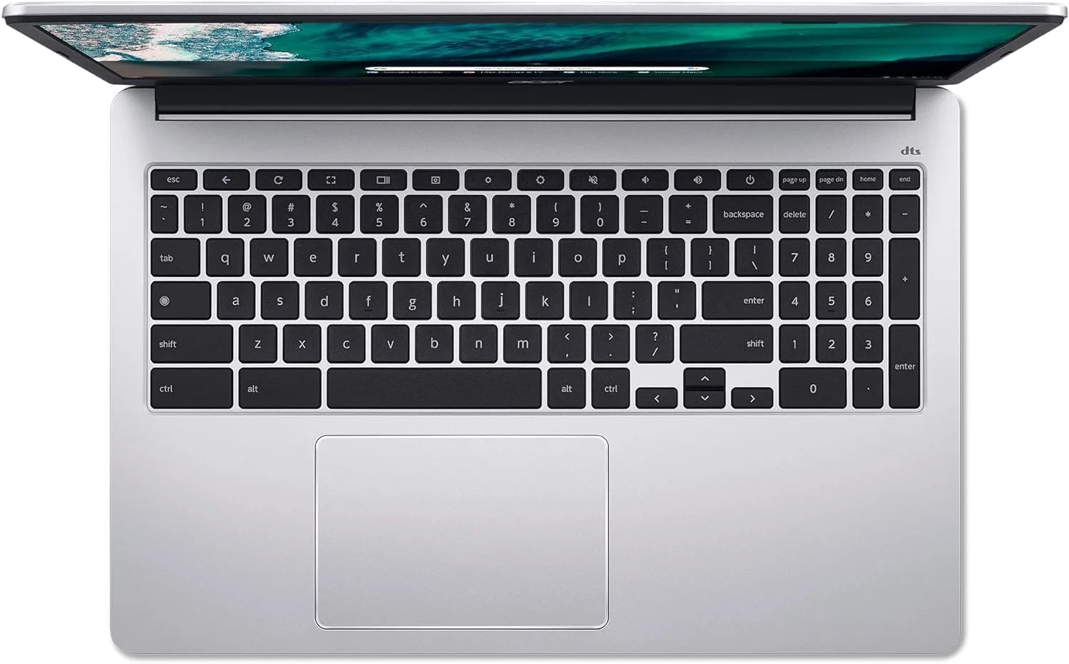 لپ تاپ Acer Chromebook 315 (2023)، صفحه نمایش 15.6 اینچی FHD IPS، پردازنده Intel Celeron N4500، رم 4 گیگابایتی، حافظه 64 گیگابایتی eMMC، نقره ای خالص، سیستم عامل Chrome، Wi-Fi 6، آستین محافظ همراه + لوازم جانبی لپ تاپ Acer Chromebook 315 (2023)، صفحه نمایش 15.6 اینچی FHD IPS، پردازنده Intel Celeron N4500، رم 4 گیگابایتی، حافظه 64 گیگابایتی eMMC، نقره ای خالص، سیستم عامل Chrome، Wi-Fi 6، آستین محافظ همراه + لوازم جانبی