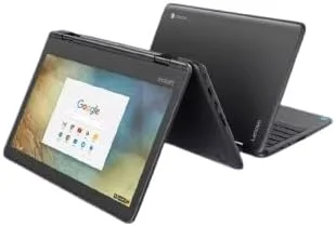 لپ تاپ کروم بوک 2 در 1 LE-novo Chromebook N23 YOGA x360، صفحه نمایش 11.6 اینچی، 4 گیگابایت رم، 32 گیگابایت EMMC، سیستم عامل Chrome (بازسازی شده)