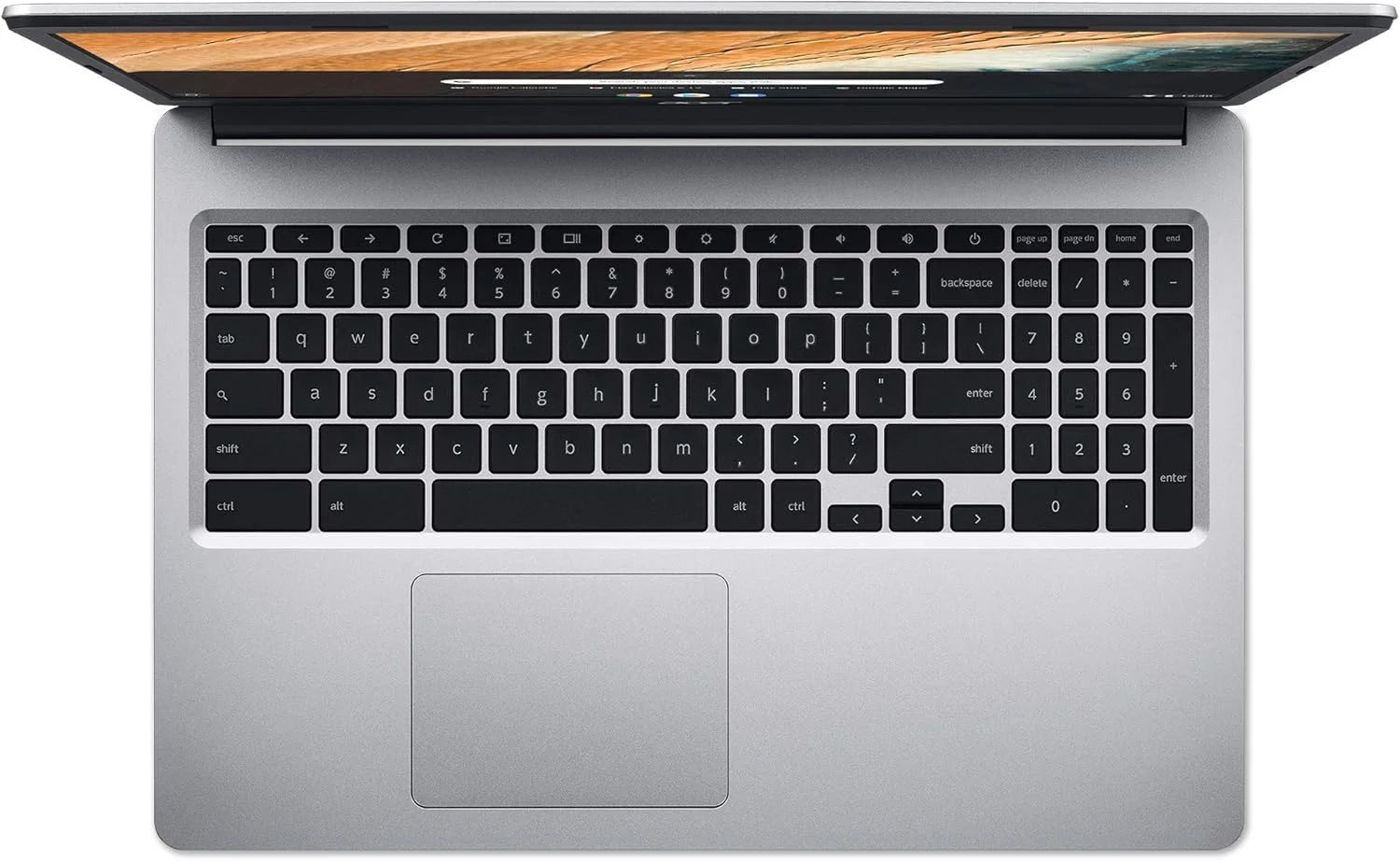 لپ تاپ لمسی Acer Chromebook 315 مدل 2020 با صفحه نمایش 15.6 اینچی Full HD 1080p IPS، پردازنده دو هسته ای Intel Celeron N4020، رم 4 گیگابایتی DDR4، حافظه 64 گیگابایتی eMMC، وب کم، وای فای، عمر باتری 12 ساعته، سیستم عامل Chrome، خاکستری پلاتینی لپ تاپ لمسی Acer Chromebook 315 مدل 2020 با صفحه نمایش 15.6 اینچی Full HD 1080p IPS، پردازنده دو هسته ای Intel Celeron N4020، رم 4 گیگابایتی DDR4، حافظه 64 گیگابایتی eMMC، وب کم، وای فای، عمر باتری 12 ساعته، سیستم عامل Chrome، خاکستری پلاتینی