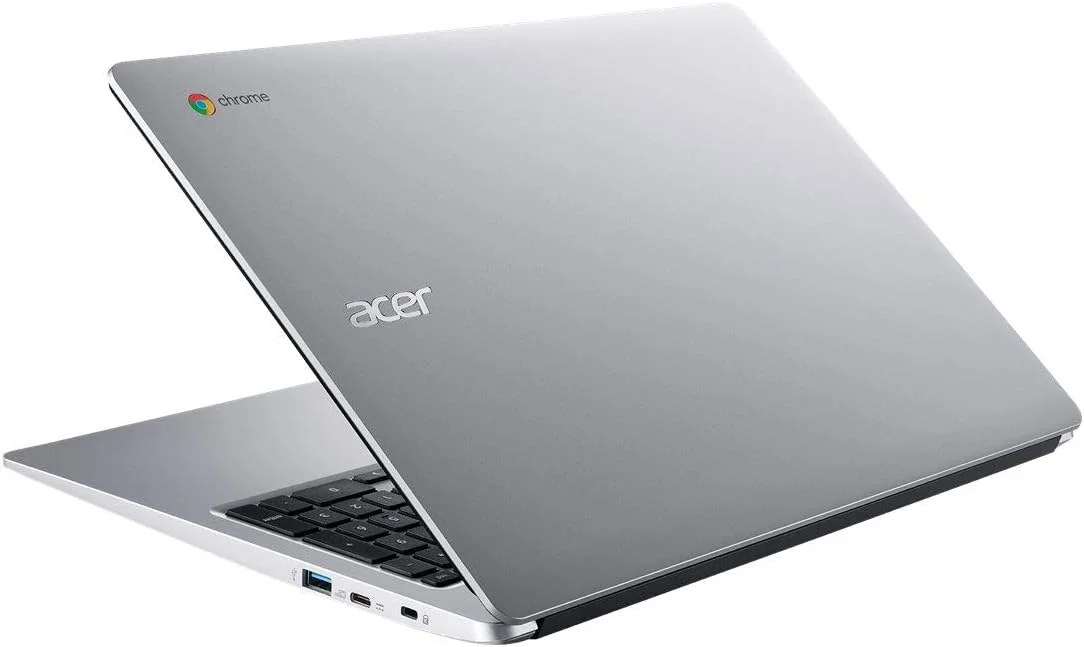 لپ تاپ لمسی Acer Chromebook 315 مدل 2020 با صفحه نمایش 15.6 اینچی Full HD 1080p IPS، پردازنده دو هسته ای Intel Celeron N4020، رم 4 گیگابایتی DDR4، حافظه 64 گیگابایتی eMMC، وب کم، وای فای، عمر باتری 12 ساعته، سیستم عامل Chrome، خاکستری پلاتینی لپ تاپ لمسی Acer Chromebook 315 مدل 2020 با صفحه نمایش 15.6 اینچی Full HD 1080p IPS، پردازنده دو هسته ای Intel Celeron N4020، رم 4 گیگابایتی DDR4، حافظه 64 گیگابایتی eMMC، وب کم، وای فای، عمر باتری 12 ساعته، سیستم عامل Chrome، خاکستری پلاتینی
