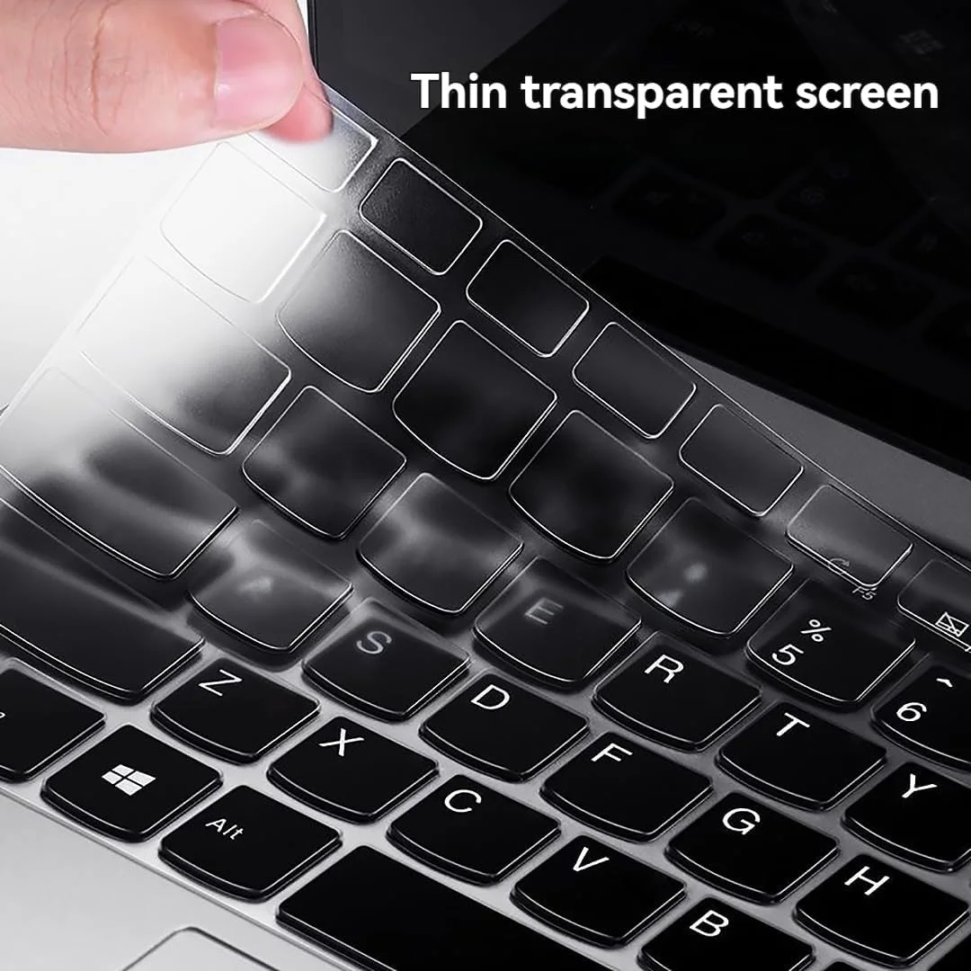 کاور کیبورد سازگار با لپ تاپ لنوو IdeaPad 1/Lenovo Newest V15 Gen 4 Business Laptop 15.6 اینچی/Lenovo IdeaPad Slim 3، جنس TPU، شفاف، بی صدا، ضد آب، مقاوم در برابر لکه کاور کیبورد سازگار با لپ تاپ لنوو IdeaPad 1/Lenovo Newest V15 Gen 4 Business Laptop 15.6 اینچی/Lenovo IdeaPad Slim 3، جنس TPU، شفاف، بی صدا، ضد آب، مقاوم در برابر لکه