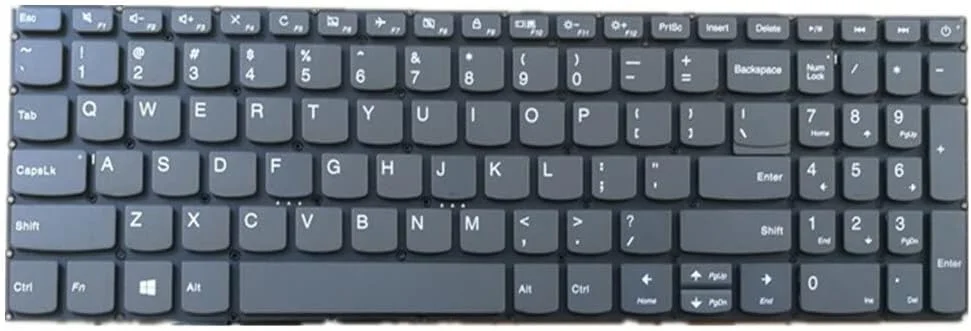 کیبورد لپ تاپ fqparts برای Lenovo V15-IIL V15-IKB مشکی US ایالات متحده