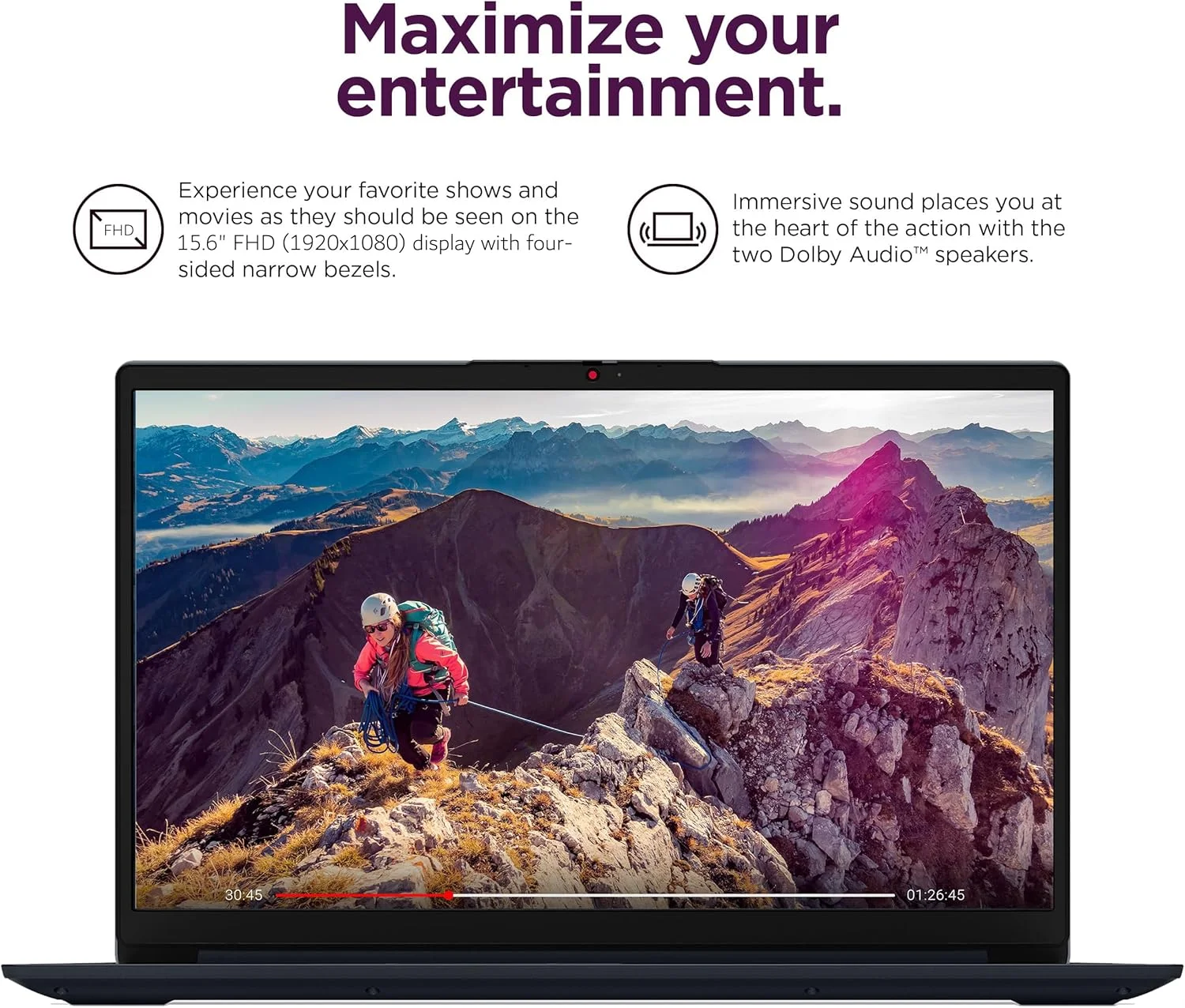 لپ تاپ لنوو IdeaPad (صفحه نمایش 15.6 اینچی FHD ضد تابش نور، پردازنده نسل دوازدهم Intel i5-1235U (بهتر از i7-1165G7)، رم 40 گیگابایتی، SSD 1 ترابایتی)، مناسب برای خانه، دانشجو، وب کم با شاتر، عمر باتری طولانی 10 ساعته، ویندوز 11 هوم در حالت S