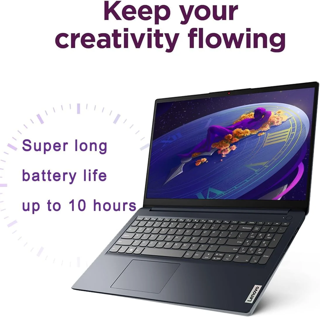 لپ تاپ لنوو IdeaPad (صفحه نمایش 15.6 اینچی FHD ضد تابش نور، پردازنده نسل دوازدهم Intel i5-1235U (بهتر از i7-1165G7)، رم 40 گیگابایتی، SSD 1 ترابایتی)، مناسب برای خانه، دانشجو، وب کم با شاتر، عمر باتری طولانی 10 ساعته، ویندوز 11 هوم در حالت S