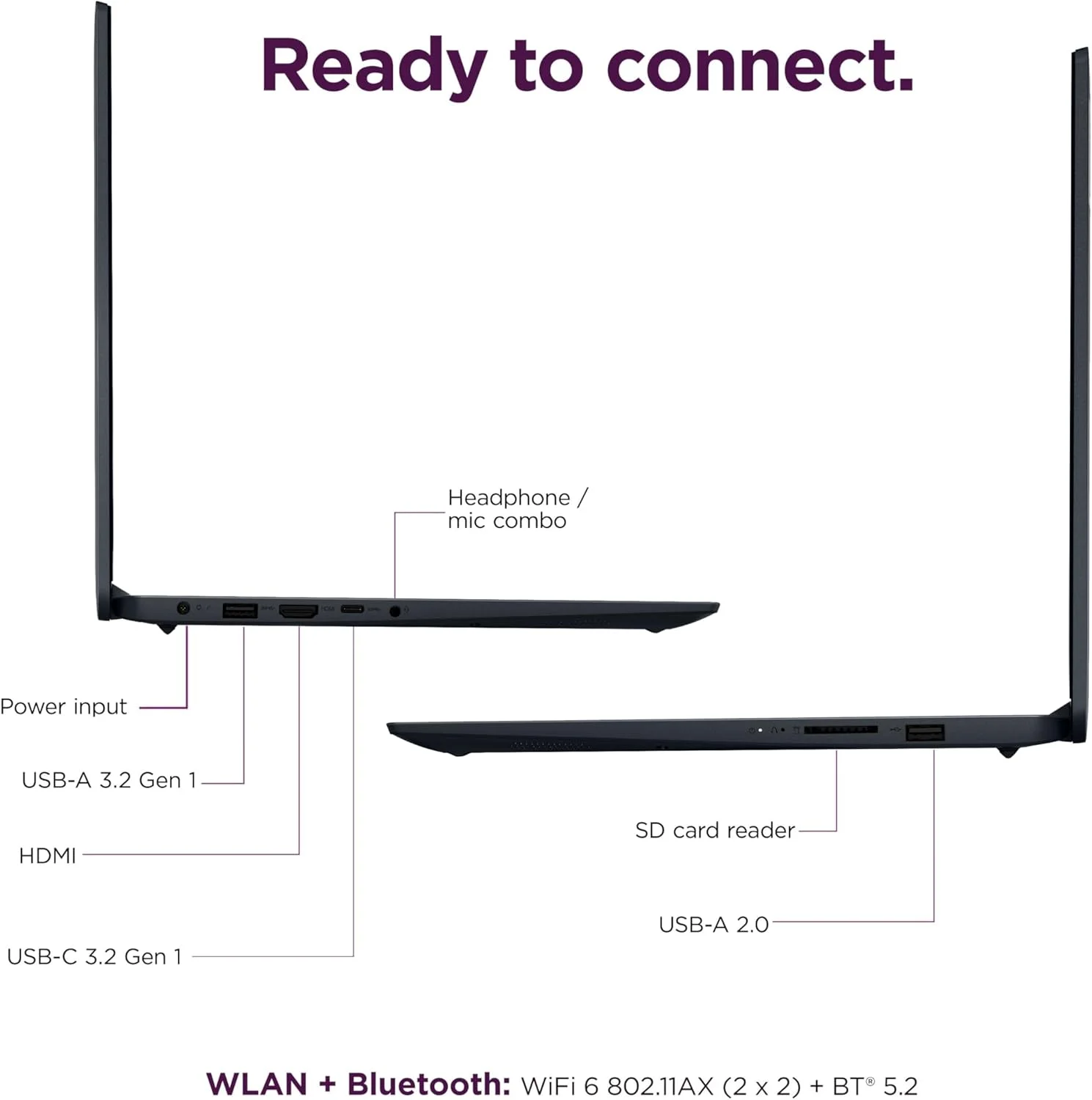 لپ تاپ لنوو IdeaPad (صفحه نمایش 15.6 اینچی FHD ضد تابش نور، پردازنده نسل دوازدهم Intel i5-1235U (بهتر از i7-1165G7)، رم 40 گیگابایتی، SSD 1 ترابایتی)، مناسب برای خانه، دانشجو، وب کم با شاتر، عمر باتری طولانی 10 ساعته، ویندوز 11 هوم در حالت S