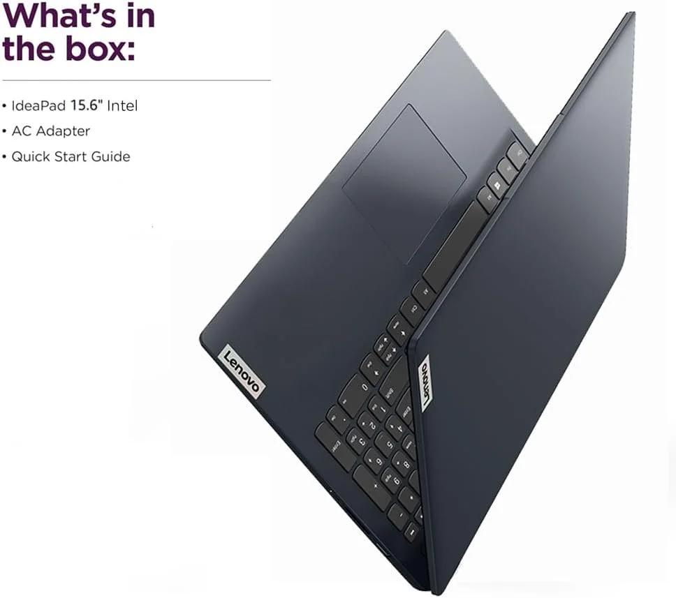 لپ تاپ لنوو IdeaPad (صفحه نمایش 15.6 اینچی FHD ضد تابش نور، پردازنده نسل دوازدهم Intel i5-1235U (بهتر از i7-1165G7)، رم 40 گیگابایتی، SSD 1 ترابایتی)، مناسب برای خانه، دانشجو، وب کم با شاتر، عمر باتری طولانی 10 ساعته، ویندوز 11 هوم در حالت S